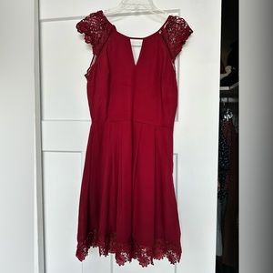 Francesca’s red dress